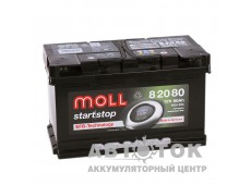 Автомобильный аккумулятор Moll EFB 80R Start-Stop 800A