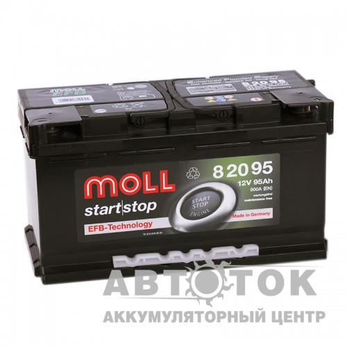 Автомобильный аккумулятор Moll EFB 95R Start-Stop 900A