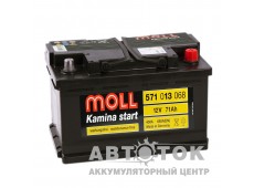 Автомобильный аккумулятор Moll Kamina Start 71R низ. 680A