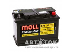 Автомобильный аккумулятор Moll Kamina Start 74R 680A