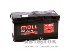 Автомобильный аккумулятор Moll M3plus 100R 850A