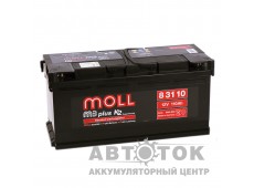 Автомобильный аккумулятор Moll M3plus 110R 900A 394х175х190