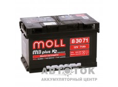 Автомобильный аккумулятор Moll M3plus 71R 620A