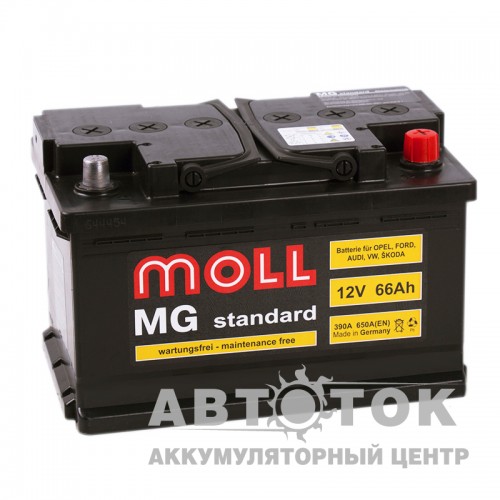 Автомобильный аккумулятор Moll MG Standard 66R 650A