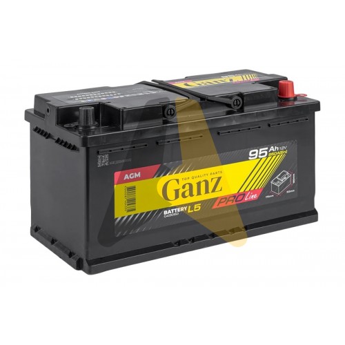 Автомобильный аккумулятор GANZ PRO-Line AGM 95 А/ч о.п.