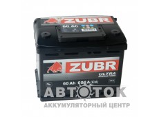 Автомобильный аккумулятор ZUBR Ultra 60L 600A