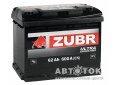 Автомобильный аккумулятор ZUBR Ultra 62R 600A низкий
