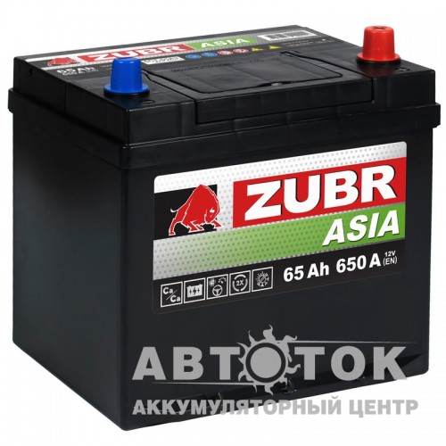 Автомобильный аккумулятор ZUBR Premium Asia 65R 650A 