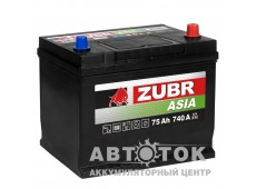 Автомобильный аккумулятор ZUBR Premium Asia 75R 740A 