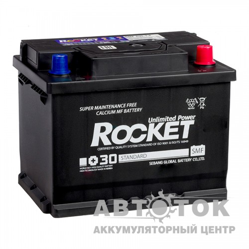 Автомобильный аккумулятор Rocket 65 о.п.(SMF 65L-L2)