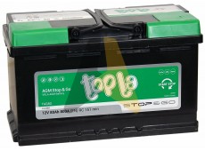 Автомобильный аккумулятор Topla AGM Stop-n-Go 80R 800A  114080