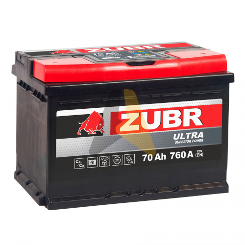 Автомобильный аккумулятор ZUBR Ultra 70R 740A